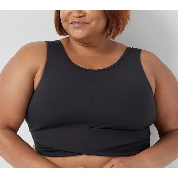 zuda Z-Move Low Impact Sports Bra with Wrap Black Size Medium A389166 - Picture 1 of 1